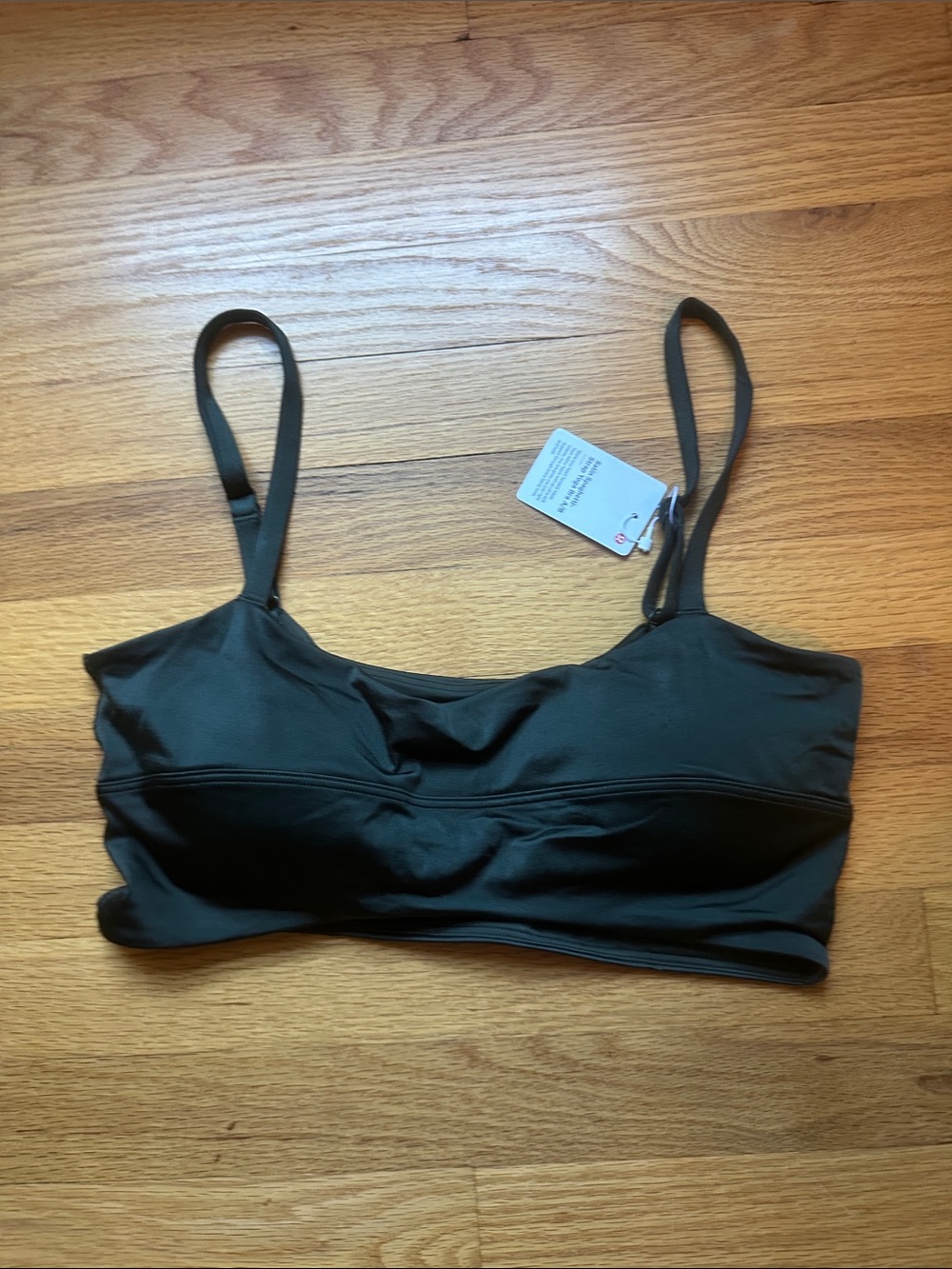 lululemon Satin Spaghetti Strap Yoga Bra A/B